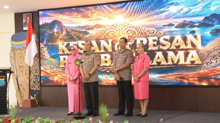 Acara Kenal Pamit Karo Rena dan Dir Intelkam Polda Papua Barat Daya