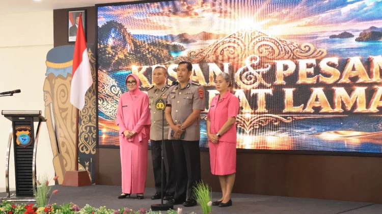 Acara Kenal Pamit Karo Rena dan Dir Intelkam Polda Papua Barat Daya