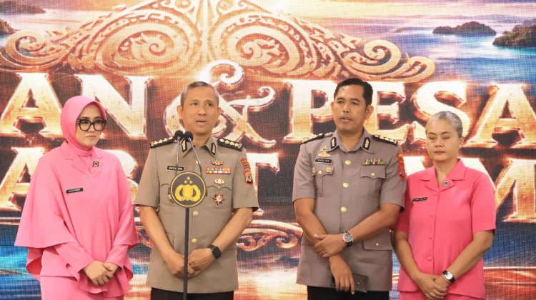 Acara Kenal Pamit Karo Rena dan Dir Intelkam Polda Papua Barat Daya