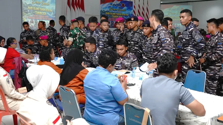 Prajurit TNI-Polri Donor Darah, Dukung Ketersediaan Stok Darah PMI Sorong