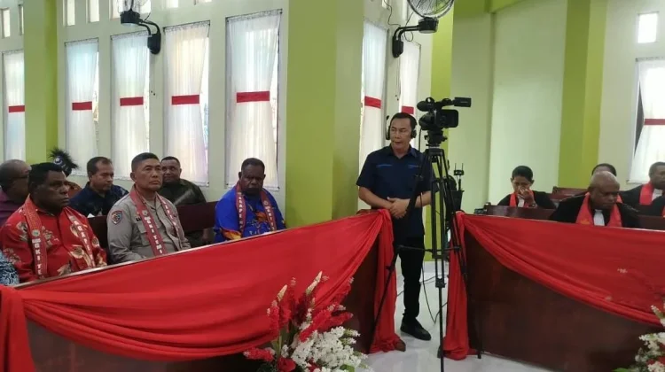 Wakapolda PBD Hadiri Peresmian dan Pentabisan Gedung Gereja GKI Agape Waigo