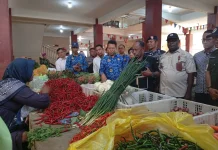 Satgas Pangan Pantau Harga Bahan Pokok di kab Sorong