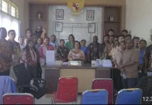 Sellvyana Sangkek Pimpin Apel Gabungan usai Libur Lebaran