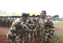 Prajurit Pasmar 3 Hidupkan Spirit Idulfitri 1447 H di Afrika