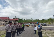 Polres Sorong Selatan Melaksanakan Pengamanan Rapat Paripurna II DPRD