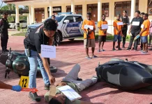 Polda PBD Gelar Rekonstruksi Kasus Pembunuhan Berencana di Tambrauw