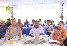 Wakapolda Papua Barat Daya Hadiri Aksi Makan Sumbang