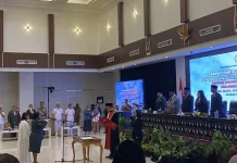 Pelantikan Wakil Ketua III DPRP Papua Barat Daya