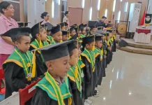Penamatan Peserta Didik TK Kemala Bhayangkari 12 Teminabuan