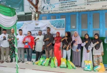 Baznas Sorong Selatan Berbagi Sembako Peringati Tahun Baru Islam 1448 Hijriah