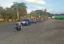 Aliansi Masyarakat PBD Cinta Damai Melaksanakan Konvoi Merah Putih