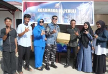 Koarmada III Peduli, Kunjungi Panti Asuhan Muhammadiyah Aimas dan Griya Lansia