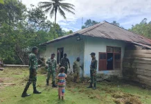 Progres TMMD Terus Berjalan, Rehab RTLH di Kampung Sesor Wujud Nyata Kepedulian TNI