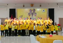Sah! David Hehanussa Terpilih Nahkodai Ketua Golkar Kota Sorong ‘Termuda’