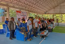 Pembukaan Turnamen Bola Voli Sambut HUT Sorong Selatan dan HUT RI