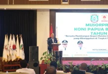 Kapolda Papua Barat Daya Hadiri Musyawarah Provinsi Luar Biasa KONI PBD