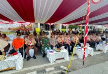 Dirbinmas Polda PBD Hadiri Pelepasan Kontingen Pramuka menuju Jambore Nasional