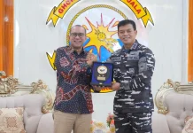 Pangkoarmada III Sambut Kunjungan Kehormatan Regional Area Head 2 BNI
