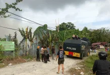 Polres Sorong Selatan Padamkan Kebakaran di Area TPU