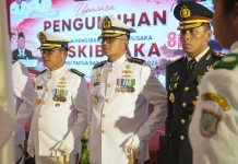 Koarmada III Hadiri Pengukuhan Paskibraka Provinsi PBD Tahun 2026