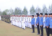 Koarmada III Laksanakan Upacara Peringatan HUT Ke-81 Kemerdekaan RI