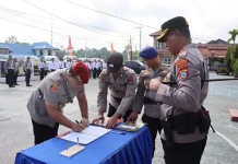 Pelantikan, Pengukuhan dan Sertijab Jabatan di Lingkungan Polres Sorong Selatan