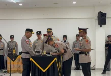 Kapolda PBD Pimpin Sertijab, Sejumlah PJU dan Lima Kapolres