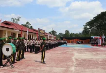 Apel Kehormatan Warnai Tradisi Pergantian Kapolda Papua Barat Daya