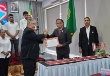 Resmi Dilantik, Pengurus Pertina Kota Sorong Targetkan Emas PON