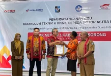 AHM Gandeng SMKN 1 Kebupaten Sorong Perkuat Pendidikan Vokasi