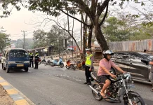 Satgas Preventif Operasi Bina Karuna Dofior 2026 Tangani Kebakaran di Klasaman