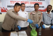 Polda Papua Barat Daya Musnahkan 22,86 Gram Sabu
