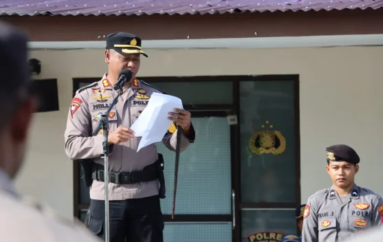 Polres Sorong Selatan Menggelar Apel Operasi Ketupat 2026
