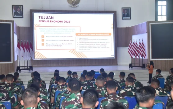 Prajurit Koarmada III Ikuti Pendataan Sensus Ekonomi 2026