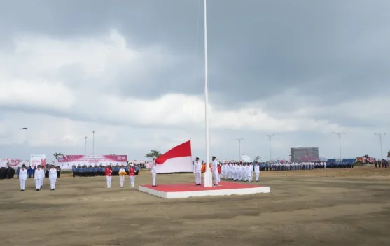 Pangkoarmada III Hadiri Upacara Peringatan HUT Ke-81 Kemerdekaan RI di Kota Sorong
