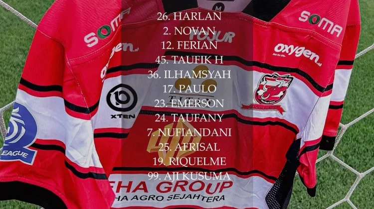Daftar Susunan Pemain Madura United Vs Dewa United
