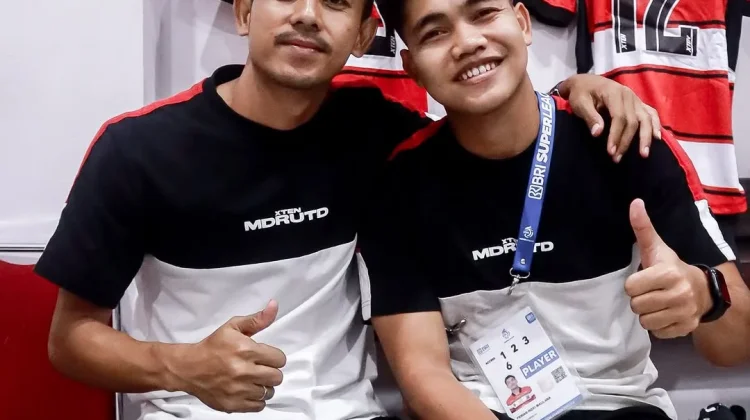 Tim Madura United Sudah Tiba di Stadion Gelora Bangkalan
