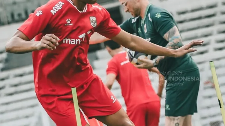 Latihan Timnas Indonesia jelang FIFA Matchday