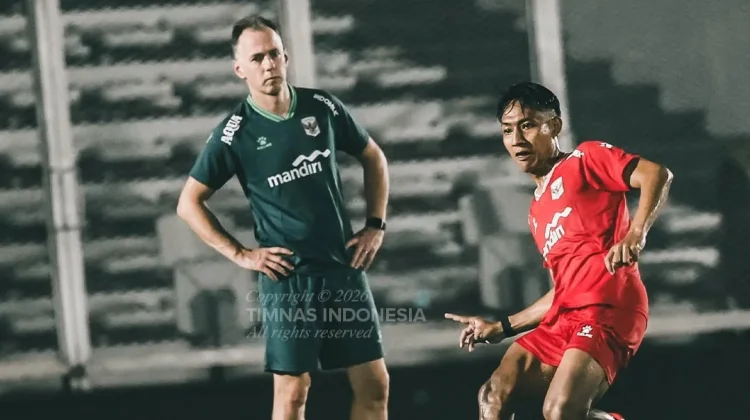Latihan Timnas Indonesia jelang FIFA Matchday