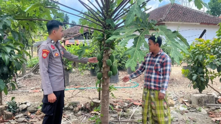 Polisi Dampingi Program Pekarangan Pangan Bergizi