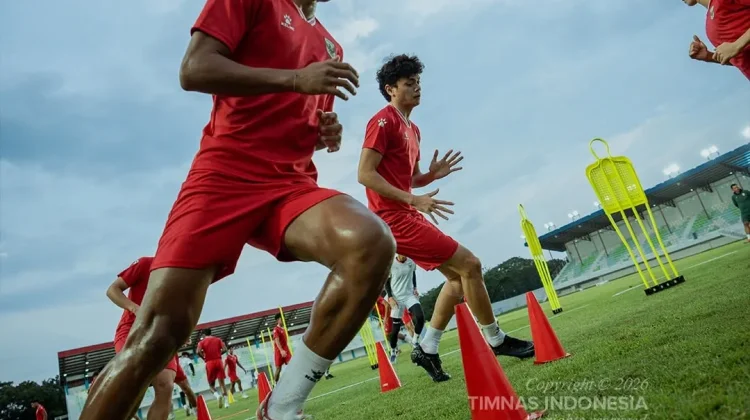 Latihan Timnas U-19 sebelum Hadapi Timor Leste