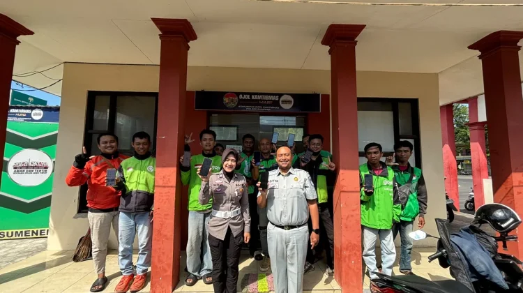 Polantas Menyapa, Tingkatkan Kesadaran Keselamatan Ojol