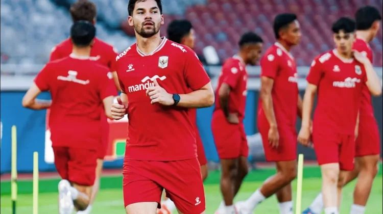Sesi Latihan Resmi Timnas di GBK sebelum Hadapi Oman