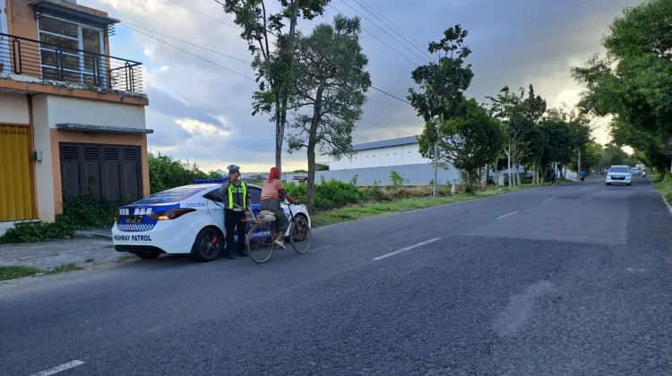Satlantas Sumenep Patroli Titik Rawan Laka