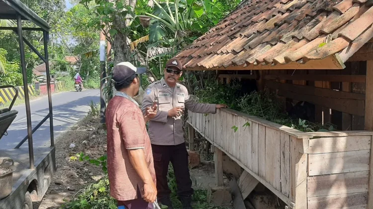 Polsek Batuputih Dukung Ketahanan Pangan lewat Peternakan