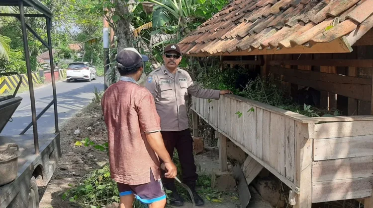Polsek Batuputih Dukung Ketahanan Pangan lewat Peternakan