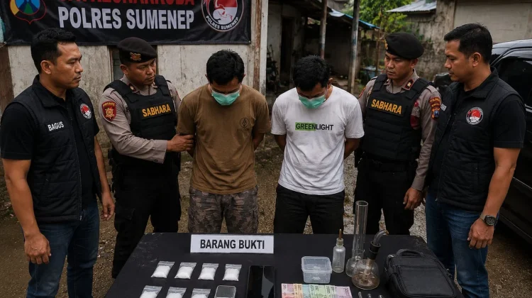 Satresnarkoba Sumenep Bongkar Peredaran Sabu