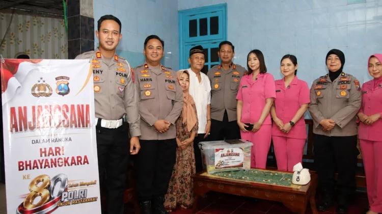 Polres Sumenep Gelar Anjangsana Sebagai Rangkaian Peringati Hari Bhayangkara