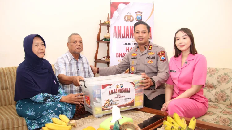 Polres Sumenep Gelar Anjangsana Sebagai Rangkaian Peringati Hari Bhayangkara