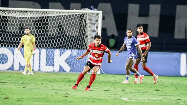 Aksi Giovani dan Aji Kusuma Bersama Madura United Musim Lalu